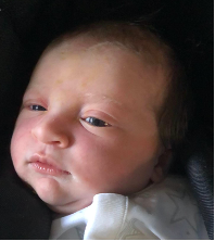 Baby Olive born to second-time mum
