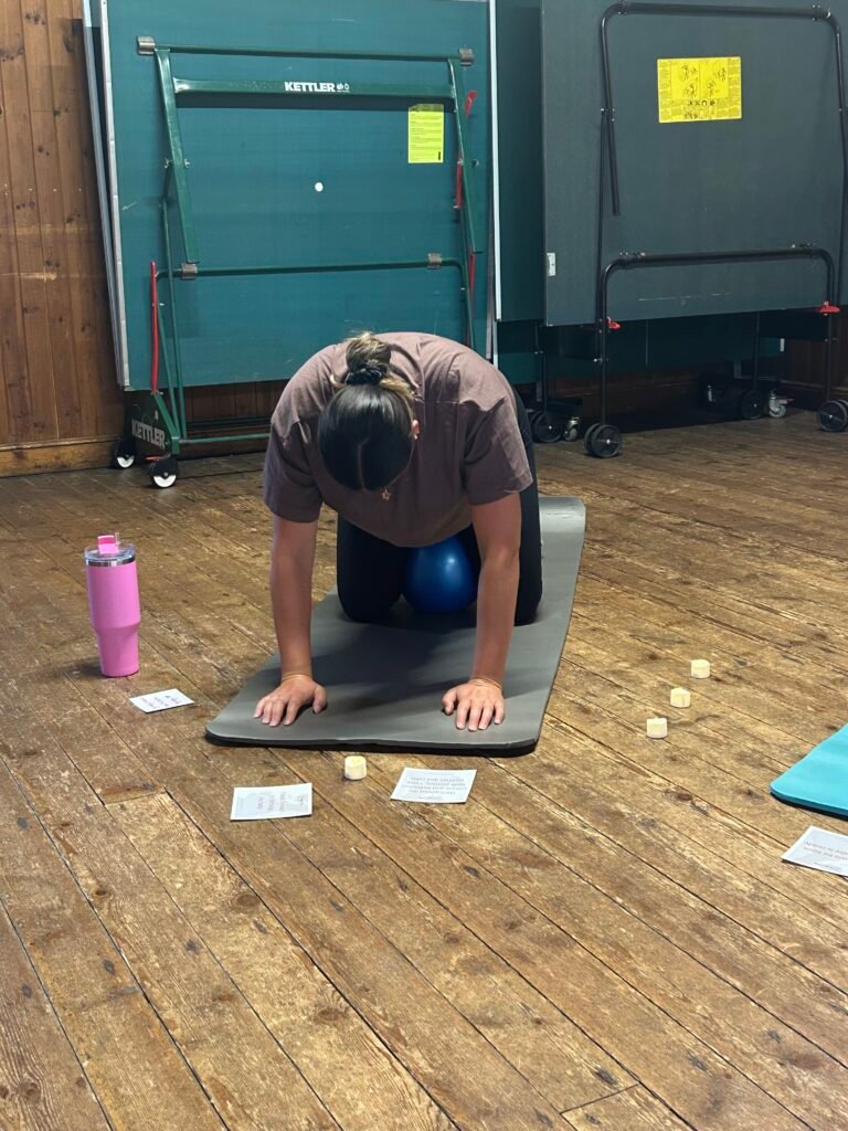 Gentle pregnancy yoga in Launceston, Cornwall